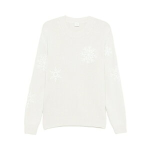 �C���u���e�B �����Y �j�b�g&�Z�[�^�[ �A�E�^�[ Snowflake-embroidered sweater Neutrals