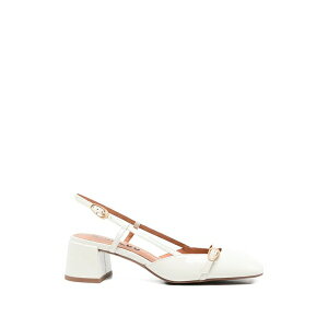 �r�r���E ���f�B�[�X �T���_�� �V���[�Y Buckle-fastening sandals White