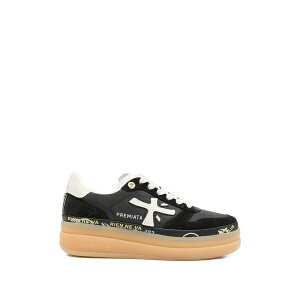 �v���~�A�[�^ ���f�B�[�X �X�j�[�J�[ �V���[�Y Micol logo-patch sneakers Black
