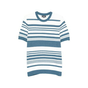 �A���\�j�[�����[�g �����Y T�V���c �g�b�v�X Baltimora 1 striped t-shirt White