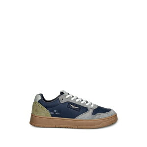 �A�G���i�E�e�B�J �~���^�[�� �����Y �X�j�[�J�[ �V���[�Y Panelled lace-up sneakers Blue