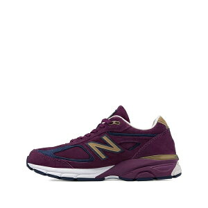 �j���[�o�����X ���f�B�[�X �X�j�[�J�[ �V���[�Y 990v4 suede trainers Purple
