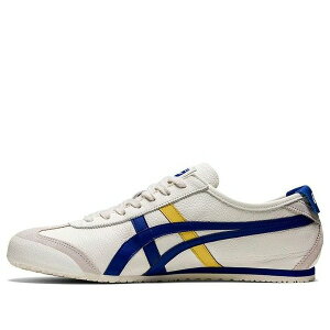 Onitsuka Tiger �I�j�c�J�^�C�K�[ �����Y �X�j�[�J�[ �yOnitsuka Tiger Mexico 66 'White Blue Yellow' 1183A201-112�z �T�C�Y US_M_4.5