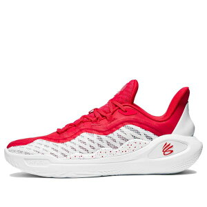 Under Armour �A���_�[�A�[�}�[ �����Y �X�j�[�J�[ �yUnder Armour Curry 11 'Red White' 3027637-100�z �T�C�Y US_9(27.0cm)