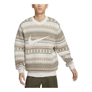 Nike ナイキ メンズ スニーカー 【Nike Life Fair Isle Swoosh Jumper 'Beige' FZ0126-105】 サイズ US_M_M
