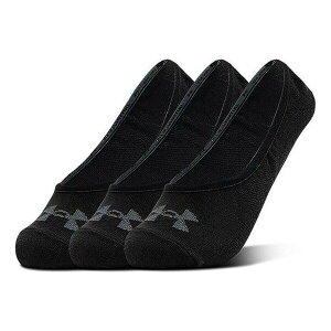 Under Armour A_[A[}[ Y Xj[J[ yUnder Armour Essential Lolo Liner Socks (3 Pack) 'Black' 1361148-001z TCY US_M_L