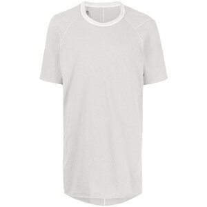 �{���X �r�W���� �T�x�� �����Y T�V���c �g�b�v�X Round neck longline t-shirt Grey