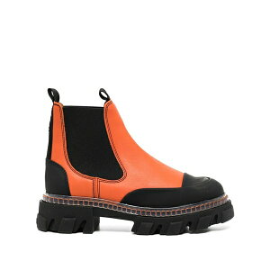 �K�j�[ ���f�B�[�X �u�[�c �V���[�Y Panelled chelsea boots Orange