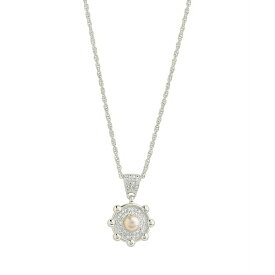 スターリングフォーエバー レディース ネックレス・チョーカー・ペンダントトップ アクセサリー Cubic Zirconia Etta Pendant Necklace Silver-Tone