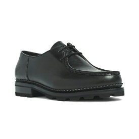 アンソニー ヴィア メンズ ドレスシューズ シューズ Men's Wright Moc Toe Lace-Up Shoes Black
