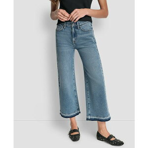 �_�i�L�������j���[���[�N ���f�B�[�X �X�J�[�g �{�g���X Women's Mid-Rise Wide Leg Jeans Cedar Hill
