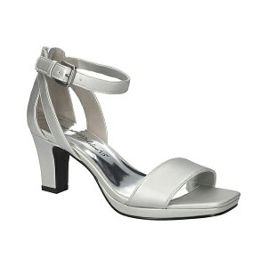 �C�[�W�[�X�g���[�g ���f�B�[�X �q�[�� �V���[�Y Ro Square Toe Heeled Sandals Silver