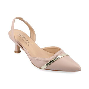 �W���[�j�[�R���N�V���� ���f�B�[�X �q�[�� �V���[�Y Women's Nellia Slingback Kitten Heel Pumps Blush