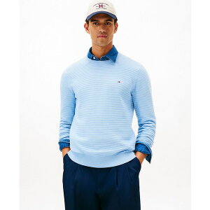 �g�~�[ �q���t�B�K�[ �����Y �j�b�g&�Z�[�^�[ �A�E�^�[ Men's Textured Cotton Crewneck Sweater Well Water