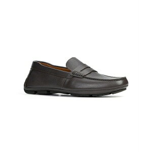 A\j[ BA Y Xb|E[t@[ V[Y Men's Cruise Driver Slip-On Leather Loafers Chocolate Brown Leather