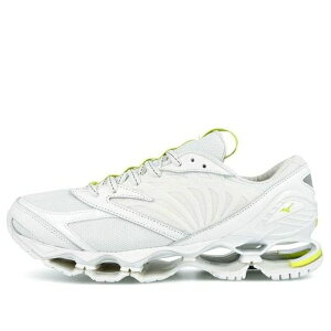 Mizuno �~�Y�m �����Y �X�j�[�J�[ �yMizuno Wave Prophecy 8 x Futur 'White Safety Yellow' D1GD194501�z �T�C�Y US_8(26.0cm)