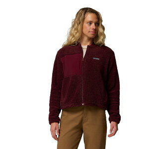 RrA fB[X WPbgu] AE^[ Women's Stellar Path Full Zip Bomber Jacket Rich Wine