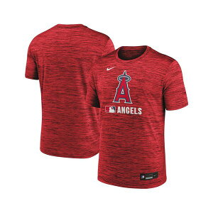 �i�C�L �����Y T�V���c �g�b�v�X Men'sRed Los Angeles Angels Authentic Collection Velocity Performance Practice T-Shirt Red