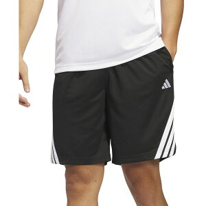 �A�f�B�_�X �����Y �J�W���A���p���c �{�g���X Men's Three-Stripes Legends Basketball Shorts 5" Black/whit