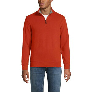 YGh Y jbg&Z[^[ AE^[ Men's Bedford Rib Quarter Zip Sweater Bourbon