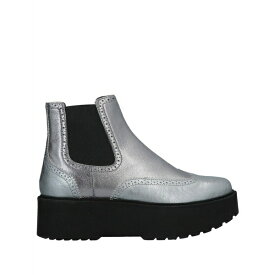 【送料無料】 ホーガン レディース ブーツ シューズ Ankle boots Silver