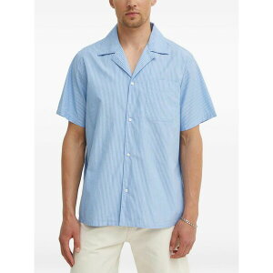 �� �h�D �����Y �V���c �g�b�v�X Striped-pattern shirt Blue