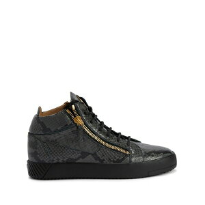 �W���[�b�y�U�m�b�e�B �����Y �X�j�[�J�[ �V���[�Y Kriss python-effect mid-top sneakers Grey
