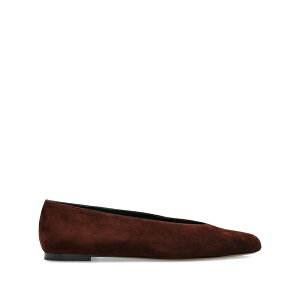 �l�I�E�X ���f�B�[�X �X���b�|���E���[�t�@�[ �V���[�Y Suede pointed-toe flats Brown