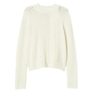 �c�C���Z�b�g ���f�B�[�X �j�b�g&�Z�[�^�[ �A�E�^�[ Turtleneck cable-knit sweater White