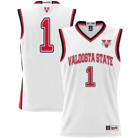 ゲームデイグレーツ メンズ ユニフォーム トップス #1 Valdosta State Blazers GameDay Greats Unisex Lightweight Basketball Jersey White
