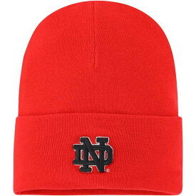 アンダーアーマー メンズ 帽子 アクセサリー Notre Dame Fighting Irish Under Armour Signal Caller Cuffed Knit Hat Red