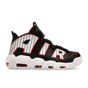Nike �i�C�L �����Y �X�j�[�J�[ �yNike Air More Uptempo Pinstripe�z �T�C�Y US_M_13 Black/White-University Red