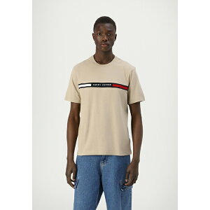 g~[ qtBK[ Y T_ V[Y CHEST INSERT TEE - Print T-shirt - sandalwood