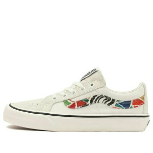 Vans oY Y Xj[J[ yVans Unisex Hanna Scott Sk8-low Reissue Sf Sneakers Multi-color 'White Red Green' VN0A4UWIA61z TCY US_M_4.5