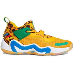 adidas �A�f�B�_�X �����Y �X�j�[�J�[ �yadidas D.O.N. Issue #3 LEGO Yellow Spida�z �T�C�Y US_8.5(26.5cm) Core Black/Green/Cloud White