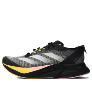 adidas �A�f�B�_�X ���f�B�[�X �X�j�[�J�[ Core Black/Zero Metallic/Spark �y(WMNS) adidas Adizero Boston 12 '2024 Athlete Pack' IF9221�z �T�C�Y US_5(22.0cm)