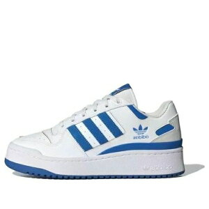 adidas �A�f�B�_�X ���f�B�[�X �X�j�[�J�[ Cloud White/Blue Bird/Grey One �y(WMNS) adidas Forum Bold Stripes 'White Blue Bird' ID0564�z �T�C�Y US_7(24.0cm)
