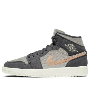 Jordan �W���[�_�� ���f�B�[�X �X�j�[�J�[ �y(WMNS) Air Jordan 1 Mid 'Iron Grey Onyx' BQ6472-020�z �T�C�Y US_5.5(22.5cm)
