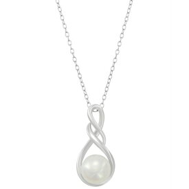 ジャニ ベルニーニ レディース ネックレス・チョーカー・ペンダントトップ アクセサリー Cultured Freshwater Pearl (8-1/2mm) 18" Pendant Necklace, Created for Macy's Silver