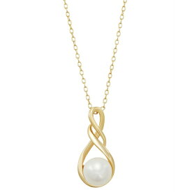 ジャニ ベルニーニ レディース ネックレス・チョーカー・ペンダントトップ アクセサリー Cultured Freshwater Pearl (8-1/2mm) 18" Pendant Necklace, Created for Macy's Gold Over Silver