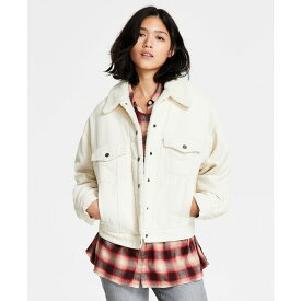 リーバイス レディース ジャケット＆ブルゾン アウター Women's '90s Sherpa-Lined Corduroy Trucker Jacket Almond Milk