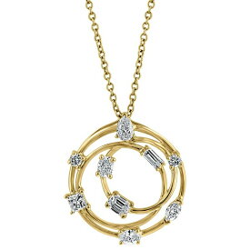 エフィー コレクション レディース ネックレス・チョーカー・ペンダントトップ アクセサリー EFFY&reg; Diamond Multi-Cut Multi-Circle 18" Pendant Necklace (5/8 ct. t.w.) in 14k Gold Yellow Gold