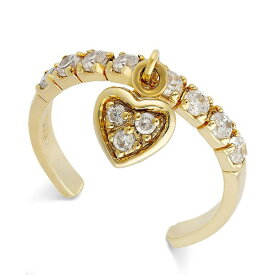 ジャニ ベルニーニ メンズ リング アクセサリー Cubic Zirconia Heart Dangle Toe Ring, Created for Macy's Gold over Silver