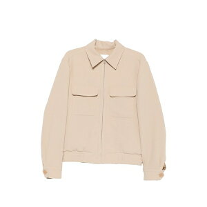 �T���h�� �����Y �W���P�b�g���u���]�� �A�E�^�[ Seersucker-effect zip-up jacket Neutrals