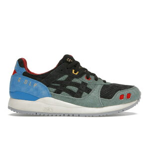 ASICS �A�V�b�N�X �����Y �X�j�[�J�[ �yASICS Gel-Lyte III OG GDLP Tropicalia�z �T�C�Y US_8(26.0cm) Graphite Grey/Green/Blue/Red