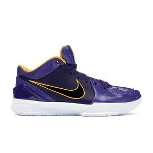 Nike �i�C�L �����Y �X�j�[�J�[ �yNike Kobe 4 Protro Undefeated Los Angeles Lakers�z �T�C�Y US_9.5(27.5cm) Purple/University Gold-White