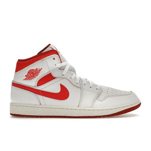 Jordan �W���[�_�� �����Y �X�j�[�J�[ �yJordan 1 Mid SE Dune Red�z �T�C�Y US_M_13 White/Lobster/Dune Red/Sail/Vachetta Tan