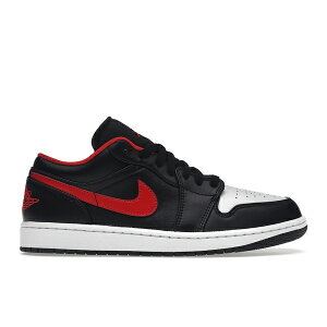Jordan �W���[�_�� �����Y �X�j�[�J�[ �yJordan 1 Low White Toe�z �T�C�Y US_7(25.0cm) Black/Fire Red/White