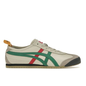 ASICS �A�V�b�N�X �����Y �X�j�[�J�[ �yOnitsuka Tiger Mexico 66 Birch Green Red Yellow�z �T�C�Y US_5(23.0cm) Birch/Green