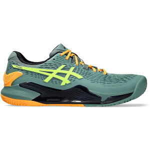 ASICS AVbNX Y Xj[J[ yASICS Gel-Resolution 9 Padel Celadon Safety Yellowz TCY US_8.5(26.5cm) Celadon/Safety Yellow